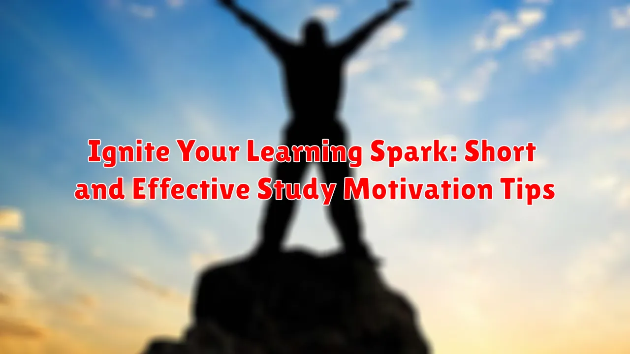 Ignite Your Learning Spark: Short and Effective Study Motivation Tips