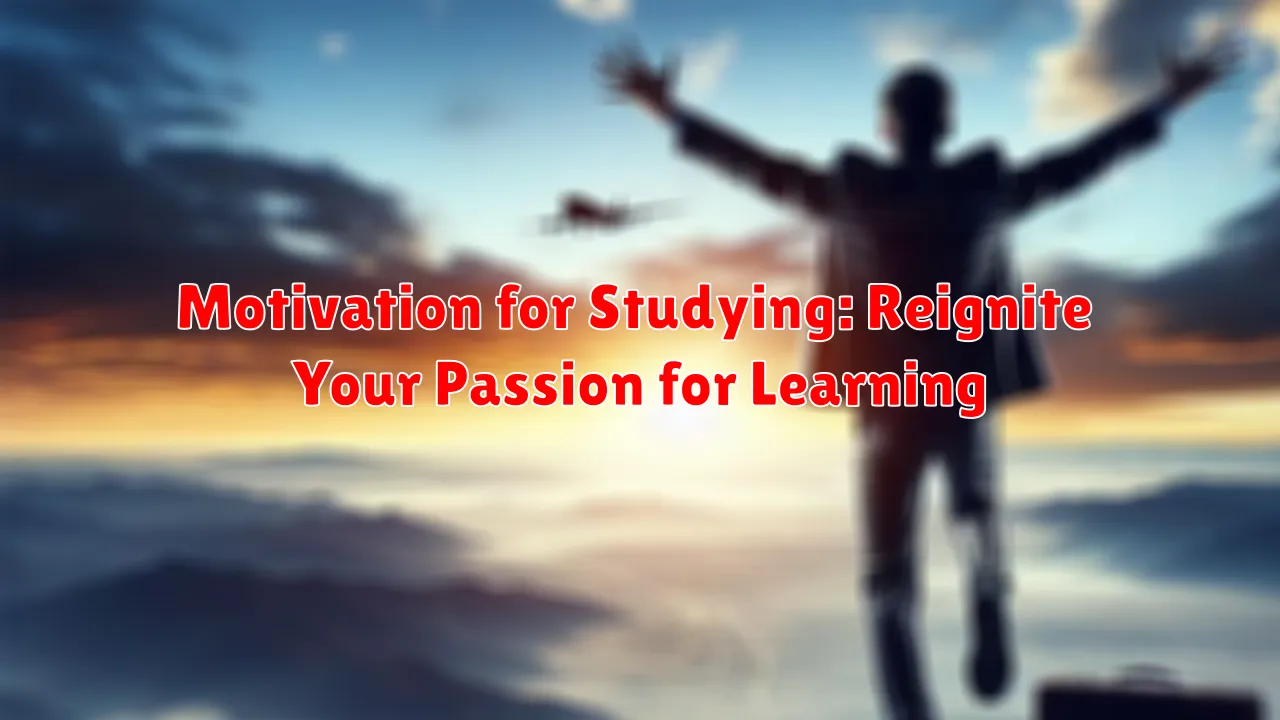 Motivation for Studying: Reignite Your Passion for Learning