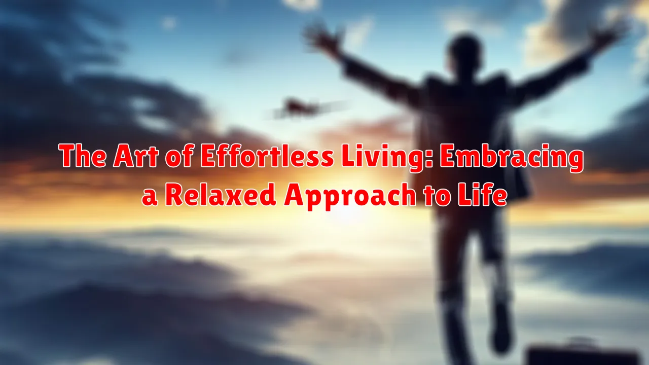 The Art of Effortless Living: Embracing a Relaxed Approach to Life